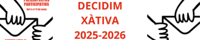 DECIDIM XÀTIVA. PRESUPUESTOS PARTICIPATIVOS