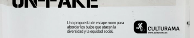 UNFAKE. Nuevo escape room creado por Culturama